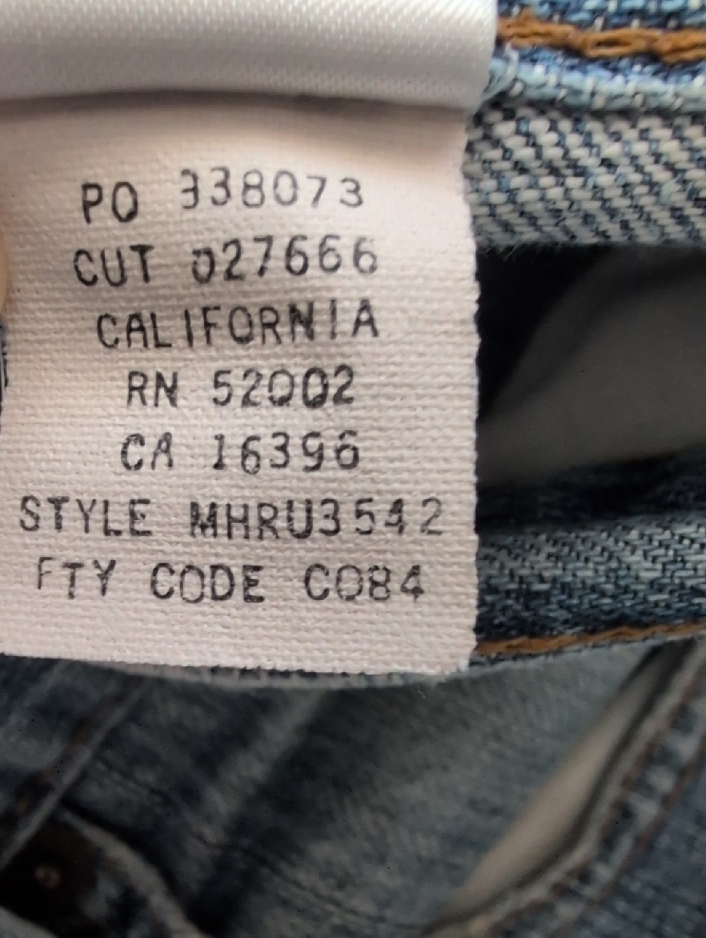 Vintage Y2K Claiborne Light Blue Straight Men’s Jeans 36 X 34 - Picture 7 of 8